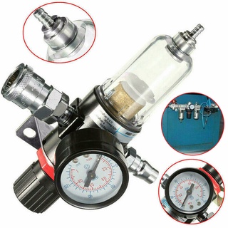 Regulador de presión de aire medidor pulverizador pistola de agua trampa filtro de aceite válvula separador ☆Hengma_time666