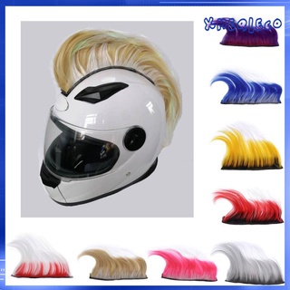 casco de moto dirt bike mohawk - casco de carreras mohawk peluca (8)