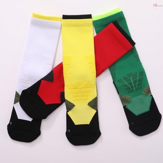 4 pares de calcetines deportivos Unisex de suela gruesa transpirable absorbente de humedad antideslizante correr baloncesto fútbol calcetines (2)