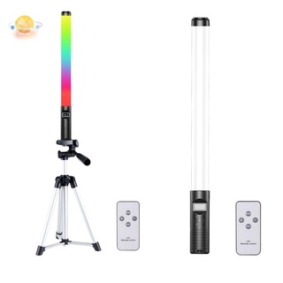 Rgb Light Wand Stick, colorido LED luz de relleno USB recargable para baile/fiesta de mano Flash Speedlite