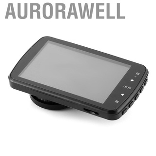 Aurorawell en LCD 1080P grabadora de conducción doble cámara 170 gran angular transparente visión nocturna coche DVR Dashcam (2)
