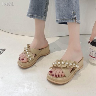Sandalias y zapatillas para mujer S Moda verano versión Coreana 2021 Esponja De pastel De suela gruesa (6)