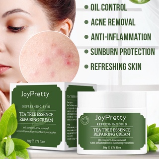 bansubu 50g árbol de té crema de acné reparación marca sooth piel cuidado de la piel cirugía de acné quemaduras tratamiento ungüento para niña (1)