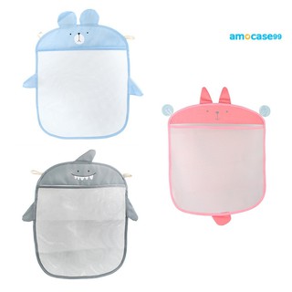 amocas bolsa organizadora de malla con diseño de oso/bufanda para baño/bebé (8)