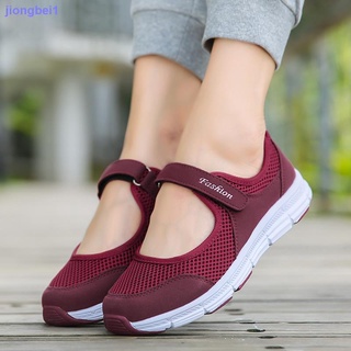 Verano madre s zapatos de Velcro red zapatos sandalias de mediana edad de las mujeres s zapatos ultra ligero suela suave cómodo ancianos zapatos de caminar zapatos casual