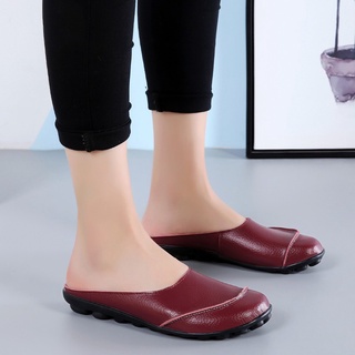 Mocasines de cuero mocasines de verano moda Casual mocasín de trabajo plano zapatos mocasines (4)