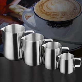 Stainless Steel Frothing Pitcher Pull Flower Cup Cappuccino Coffee Milk Mugs Milk Frothers &amp; Latte Art sheek