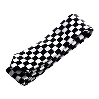 corbata a cuadros a cuadros negro blanco para hombre corbata corbata corbata corbata (2)