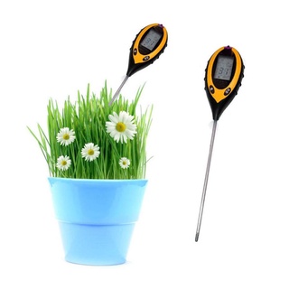 ✿Professional 4 in 1 LCD Temperature Sunlight Moisture PH Garden Soil Tester✿