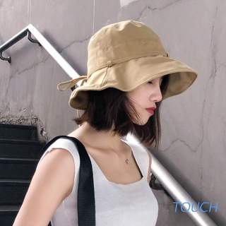 Gorro De Sol De moda para mujer/sombrero De Sol plegable con protección Uv y lazo