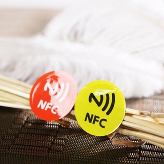 Smart NFC etiquetas pegatinas Chip adhesivo 144 Byte 13.56MHZ Durable para teléfono móvil (9)