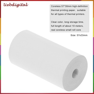 Ud.portátil 5 rollos de impresión pegatina de papel adhesivo papel fotográfico para impresora Paperang (7)