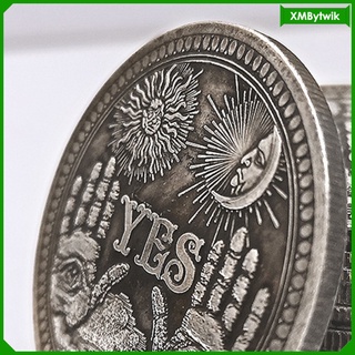 Yes/No Dating Coin Silver Plated Collectible Business and Holiday Gifts (2)