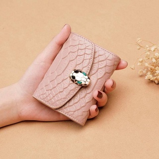 Multi-card position compact organ card bag coin purse women's ultra-thin snakehead wallet coin purse