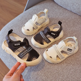 ♞●✉Sandalias para niños 2021 Verano Nuevo Baotou Zapatos de playa para niños con fondo suave Zapatos casuales antideslizantes para bebés para niños