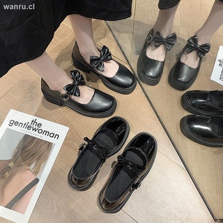 bowknot mary jane pequeños zapatos de cuero mujer 2021 nuevo verano de suela gruesa salvaje japonés jk uniforme zapatos británicos solo zapatos