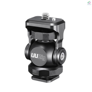 Fy UURig Mini Monitor de cámara soporte soporte soporte con zapata fría para cámaras DSLR Canon Sony Nikon
