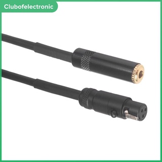 Mini cable Adaptador De audio Xlr Clubofelectronic hembra a 3.5mm hembra a 3.5mm Para audífonos