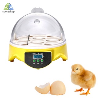 Ave automática 7 piezas incubadora de huevos de Control de temperatura aves de corral aves de corral