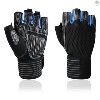 protección completa de muñeca fitness guantes de medio dedo deportes guantes transpirables guantes de dedo corto resistente al dedo guantes de ciclismo