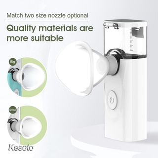 [kesoto] pulverizador portátil nano para ojos, vaporizador de agua, vapor, para el cuidado de los ojos, color blanco
