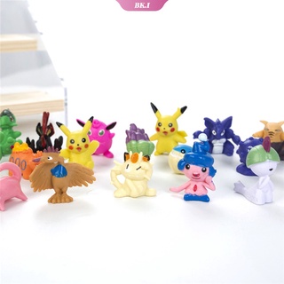 Figuras de acción de Pokémon para niños Pikachu Colección de juguetes de anime Modelo Bolsa de regalo 24-144 piezas 【KU2】 (8)