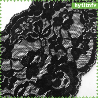 Cinta De coser hytltnfv De 5 Metros De 15 cm De encaje hecho a mano negra
