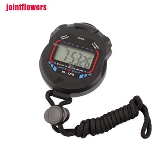 jtcl digital profesional de mano lcd cronógrafo temporizador deportivo cronómetro stop watch jtt