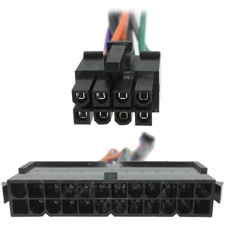 Cable Adaptador De corriente De 24 pines a 8 pines Atx Psu compatible Para Dell Optiplex 3020 7020 9020 precisión T1700 12 pulgadas (30 Cm) (3)