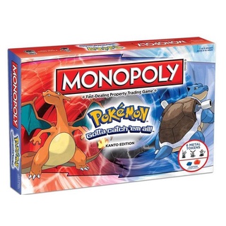 monopoly pokemon edition juego de mesa pokemon kanto edition family board