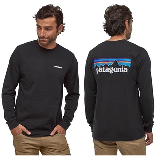 Patagonia/ Patagonia al aire libre montañismo algodón manga larga diaria desplazamiento Simple Casual camiseta