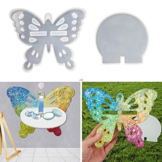 ab lindo mariposa bandeja moldes conjunto de cristal de silicona moldes de resina epoxi diy manualidades arte