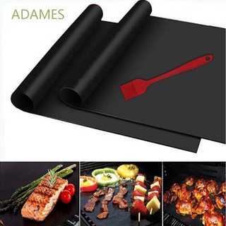 ADAMES 30x40cm Non-stick Mats Barbecue Sheet Pad Baking Mats BBQ Kitchen Pads Pan Fry Liner Outdoor Liners Cooking Tool/Multicolor