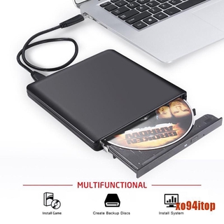 Xotop unidad externa Bluray USB 3.0 grabadora de unidad óptica Blu Ray Player CD/DVD