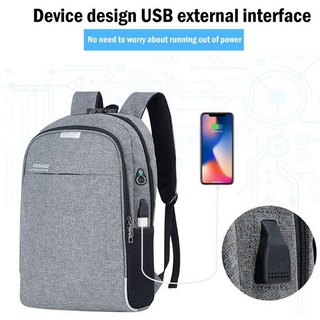 {Fa} mochila de carga USB antirrobo para hombre y mujer/funda para Laptop/Notebook (6)