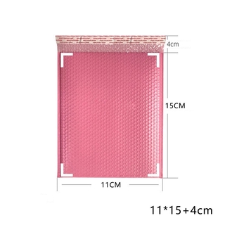10Pcs rosa Bubble Mailer plástico acolchado sobre bolsa de envío embalaje (7)