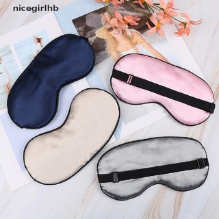 [I] 1 pcs eye mask soft padded travel night sleeping blindfold sleep aid shade cover [HOT]