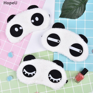[HopeU] 1pc lindo Panda dormir cara máscara de ojos venda de ojos sombra de viaje cubierta de sueño luz venta caliente
