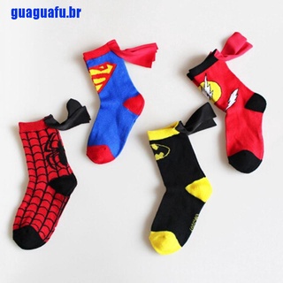 Calcetines de agua con Capa Superman spiderman niños niñas Cosplay deportes