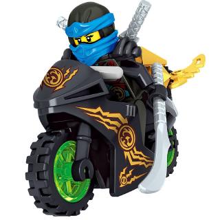 8pcs/set Lego Toys Ninja Go Minifigures With Motocycle blocking Kids Gift (6)