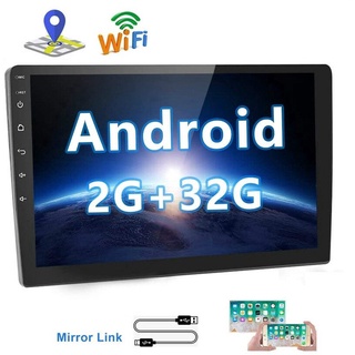 [2G + 32G 2.5D] Actualización dual 2Din Android Coche Estéreo 10.1 Pulgadas Pantalla Táctil radio Bluetooth WiFi GPS FM