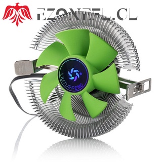 ezonefl cpu enfriador disipador de calor para lga 775/1150 1151 3pin ventilador de enfriamiento silencioso radiador