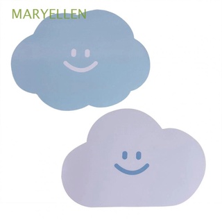 MARYELLEN Cute Mice Mat Desk Wrist Rests Mouse Pad Office Accessories Clouds Keyboards for Gaming Cup Mat Table Mat Desk Mat/Multicolor