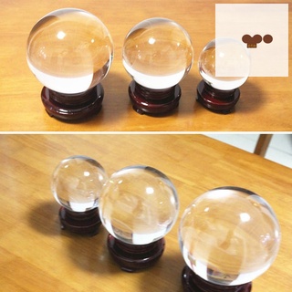 30/40/50mm Clear Glass Crystal Ball for Photography Props Home Decoration Gifts (8)