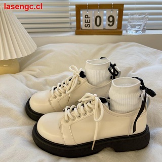 Nectarine Yoto Blanco Pequeño Zapatos De Cuero Para Mujeres Estudiantes En El Otoño De 2021 Nuevo Salvaje Plano Mary Jane Dedo Del Pie Redondo