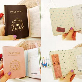 Durable viaje pasaporte titular cubierta de cuero sintético tarjeta de identificación de la tarjeta de identificación caso organizador (1)