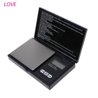 LOVE 500g/0.01g LCD Digital Pocket Scale Jewelry Gram Balance Weight Scale Portable