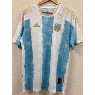 2021 Argentina Soccer Jersey Concept Maradona Special Emblem He Mentos Messi Soccer Shirt（AAA.1:1 copy）#S