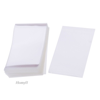 [HOMYL1] Funda protectora transparente de 100 piezas para tarjetas de 60 x 90 mm