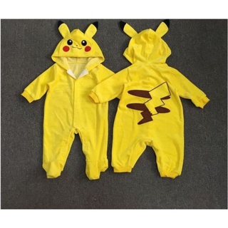 Pokemon Ir Pikachu Infantil Da Criança Roupa Macacão Macacão Playsuit